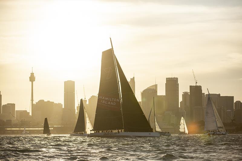 Wild Oats XI is the race record holder and will battle with two other super maxis in the Cabbage Tree Island Race photo copyright CYC taken at Cruising Yacht Club of Australia and featuring the IRC class