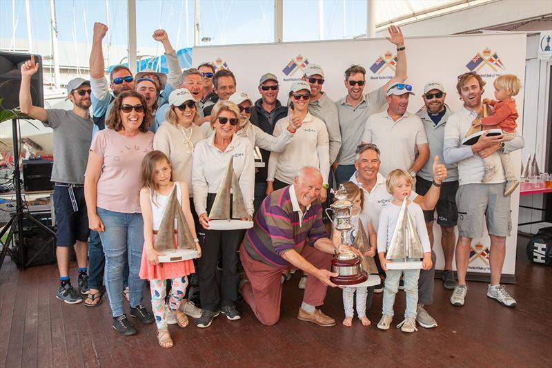The Hobsons Bay Yacht Club team of Ikon, Manjimup and Moonraker took out the Lipton Cup photo copyright Damian Paull taken at Royal Yacht Club of Victoria and featuring the IRC class