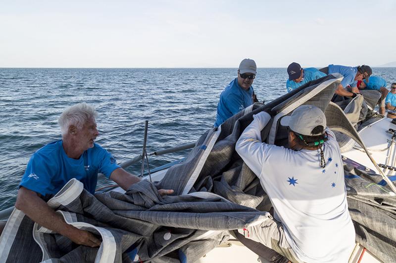 Sail change. Raja Muda Selangor International Regatta 2019 photo copyright Guy Nowell / RMSIR taken at Royal Selangor Yacht Club and featuring the IRC class