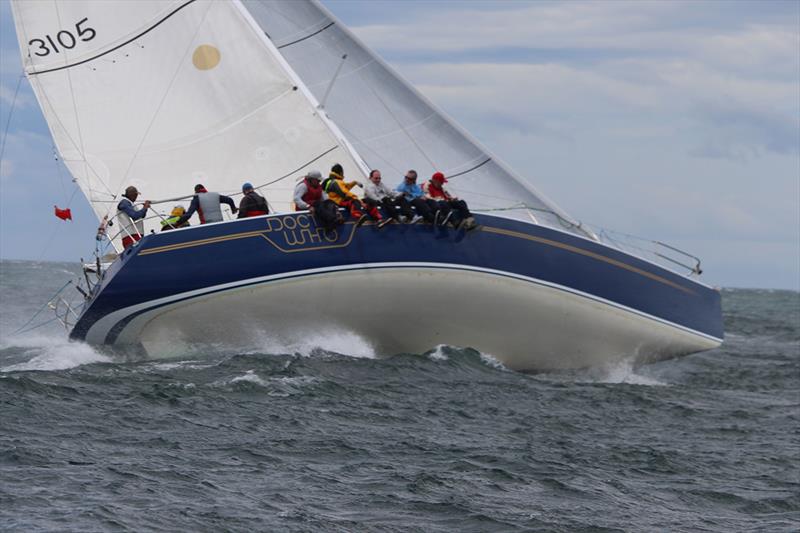 Dr Who (Roger Jackman) revelled in the heavy conditions in the Combined Clubs Summer Pennant Series - photo © Peter Watson