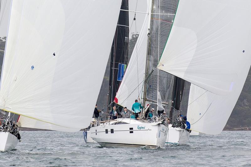 Light air spinnaker trimming - Sydney Short Ocean Racing Championship photo copyright Andrea Francolini taken at Middle Harbour Yacht Club and featuring the IRC class