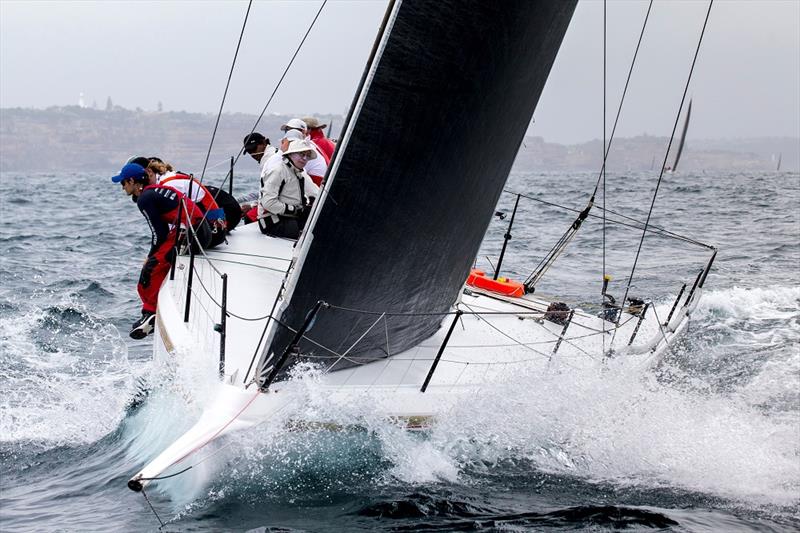 Darryl Hodgkinson steers Victoire through a wave - Sydney Short Ocean Racing Championship - photo © Andrea Francolini