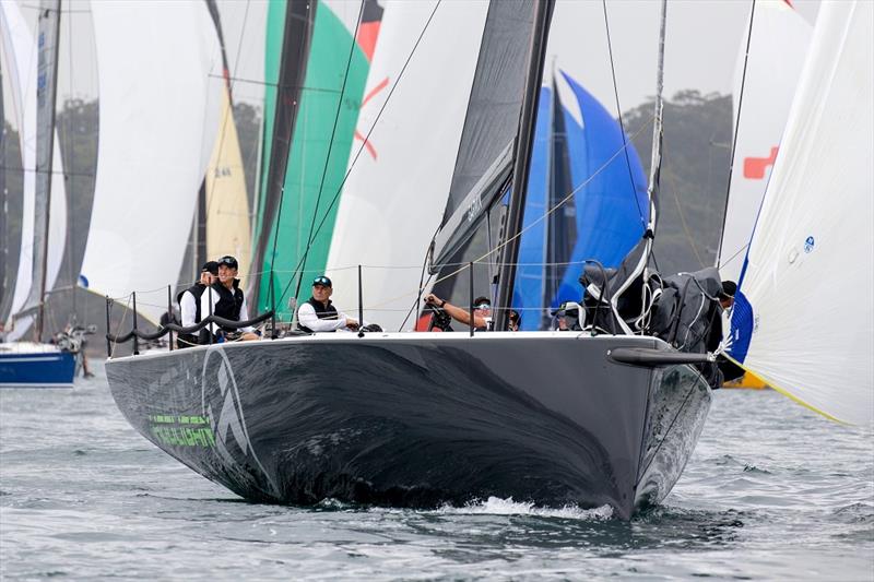 Marcus Blackmore and his Hooligans in the lead - Sydney Short Ocean Racing Championship photo copyright Andrea Francolini taken at Middle Harbour Yacht Club and featuring the IRC class