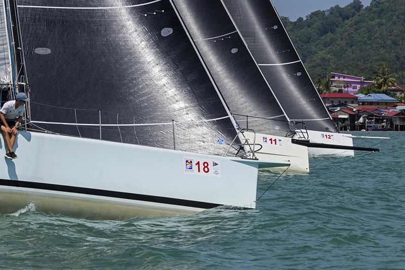 Hot start for The Next Factor at the boat end. Raja Muda Selangor International Regatta 2019 photo copyright Guy Nowell / RMSIR taken at Royal Selangor Yacht Club and featuring the IRC class