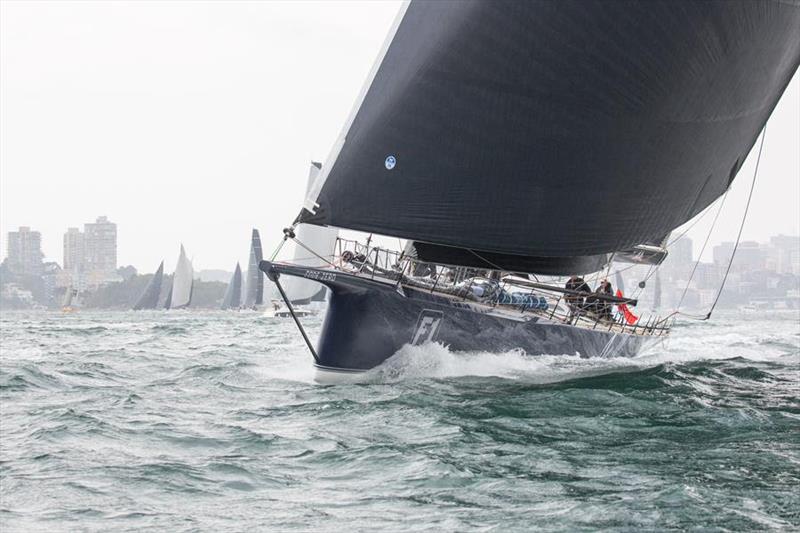 Black Jack claimed bragging rights for the first boat through Sydney Heads and into open water - 2019 Bird Island Race - photo © CYCA / Hamish Hardy