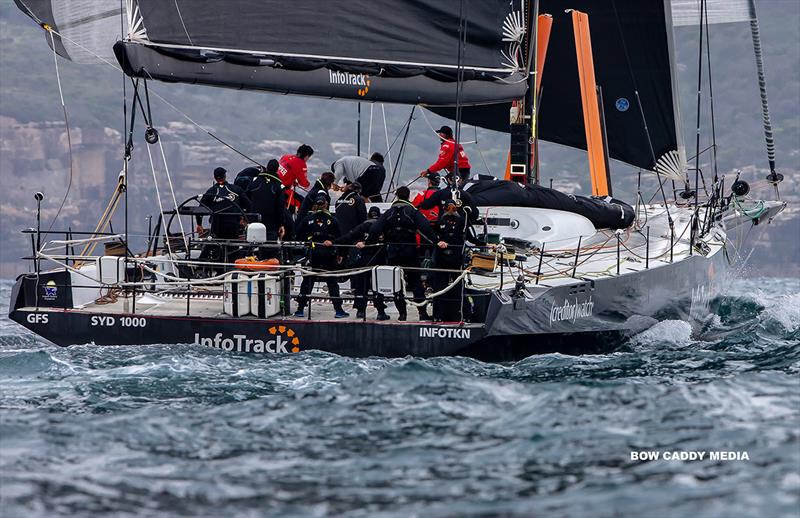 Quieter moment for InfoTrack - CYCA Bird Island Race - photo © Bow Caddy Media