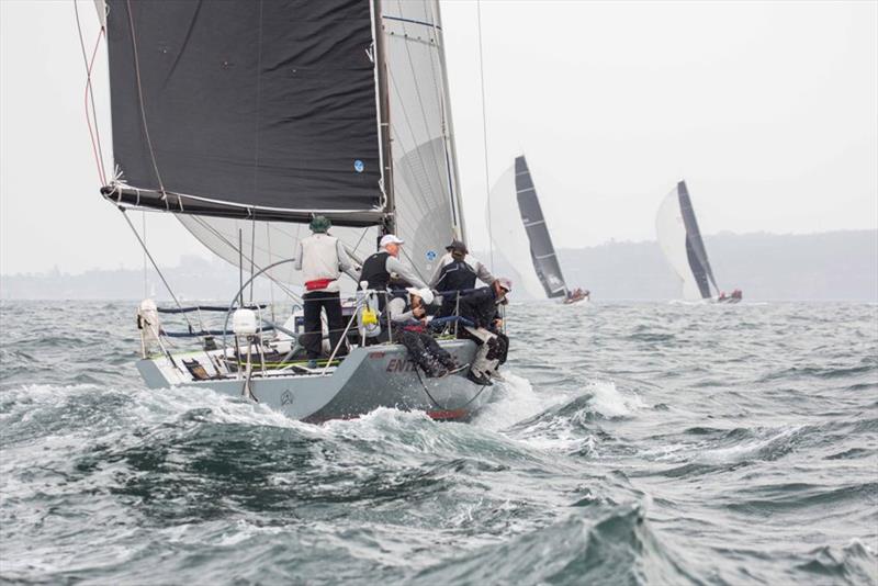 Anthony Kirke and his team on Enterprise in their first east coast offshore race for the summer before their final preparations for the Rolex Sydney Hobart photo copyright CYCA / Hamish Hardy taken at Cruising Yacht Club of Australia and featuring the IRC class