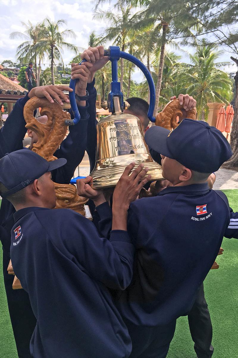 Phuket King's Cup 2019. Wrestling the bell. - photo © Guy Nowell / PKC19