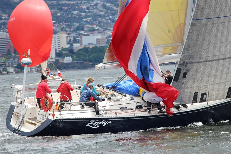 Zephyr in the Tasmanian Yachting Championship - photo © Peter Watson