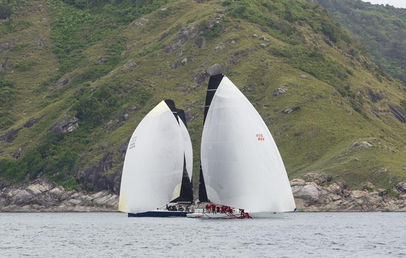 IRC 0 under the cliffs at Nai Harn. Phuket King's Cup 2019. - photo © Guy Nowell / Phuket King's Cup