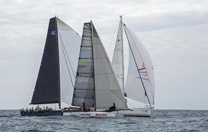 3 boats, 3 classes. Phuket King's Cup 2019 photo copyright Guy Nowell / Phuket King's Cup taken at Royal Varuna Yacht Club and featuring the IRC class