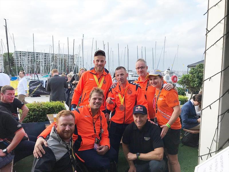 RPAYC's James Spithill (Red Bull cap), sister Katie and brother Tom (first left) - photo © Arthur Spithill