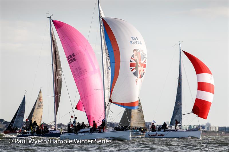 Final day of the HYS Hamble Winter Series 2019 photo copyright Paul Wyeth / www.pwpictures.com taken at Hamble River Sailing Club and featuring the IRC class