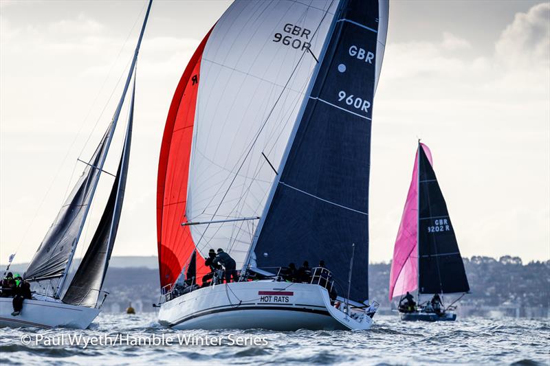 Hot Rats on the final day of the HYS Hamble Winter Series 2019 photo copyright Paul Wyeth / www.pwpictures.com taken at Hamble River Sailing Club and featuring the IRC class