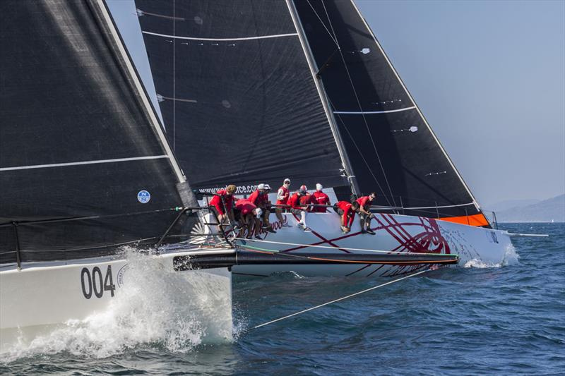 Team Hollywood off the line. Phuket King's Cup Regatta 2019 photo copyright Guy Nowell / Phuket King's Cup taken at Royal Varuna Yacht Club and featuring the IRC class