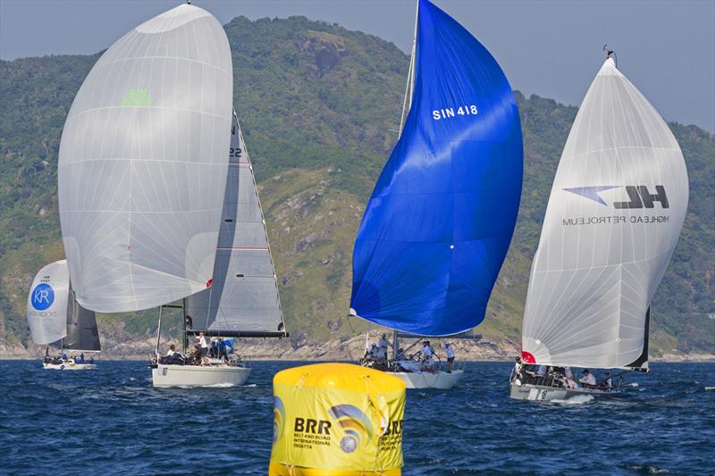 At the BRR leeward mark. Phuket King's Cup Regatta 2019. - photo © Guy Nowell / Phuket King's Cup