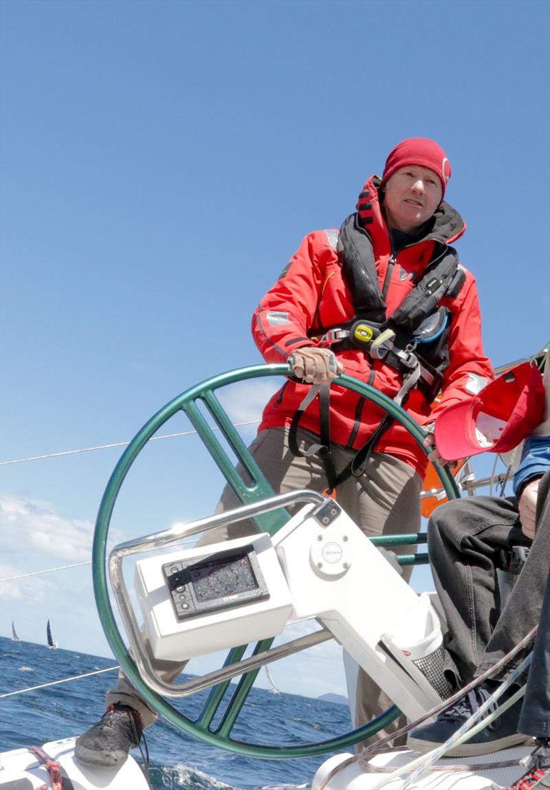 Professor Ian Snape - Riversdale Estate Wines Launceston to Hobart Race photo copyright Rebecca Schwager taken at Derwent Sailing Squadron and featuring the IRC class