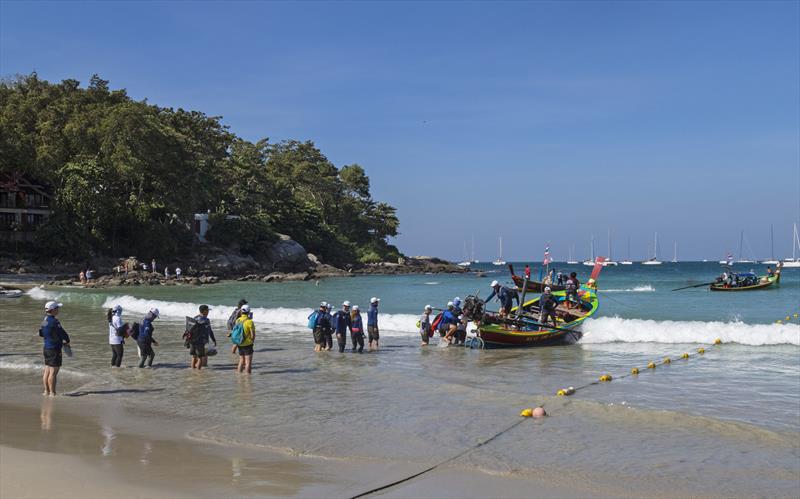 On the beach. Phuket King's Cup 2019 photo copyright Guy Nowell / Phuket King's Cup taken at Royal Varuna Yacht Club and featuring the IRC class