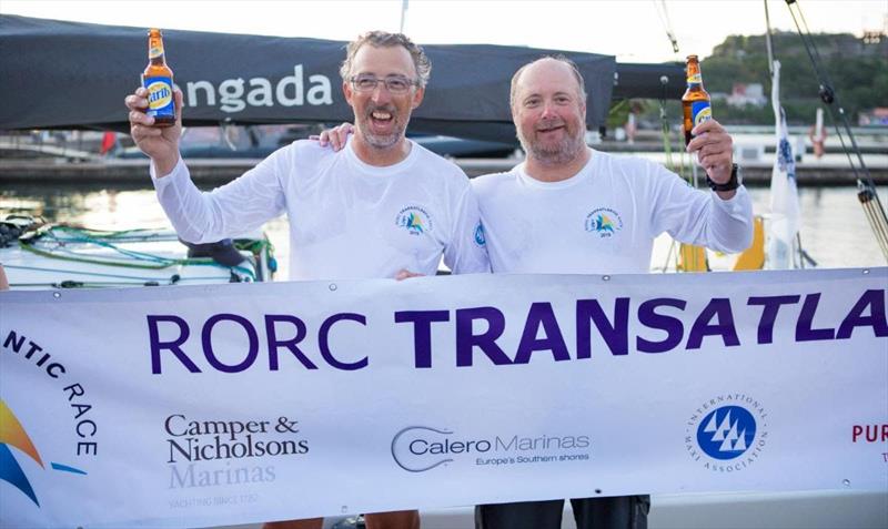 The first two handed team and smallest boat to win the RORC Transatlantic Race - Jangada, Richard Palmer's British JPK 10.10 (Cowes, Isle of Wight) photo copyright RORC / Arthur Daniel taken at Royal Ocean Racing Club and featuring the IRC class