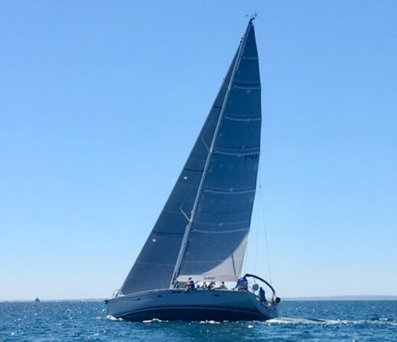 Monohull line honours winner Journey - 2019 ORCV Cock of the Bay photo copyright ORCV Media taken at Ocean Racing Club of Victoria and featuring the IRC class