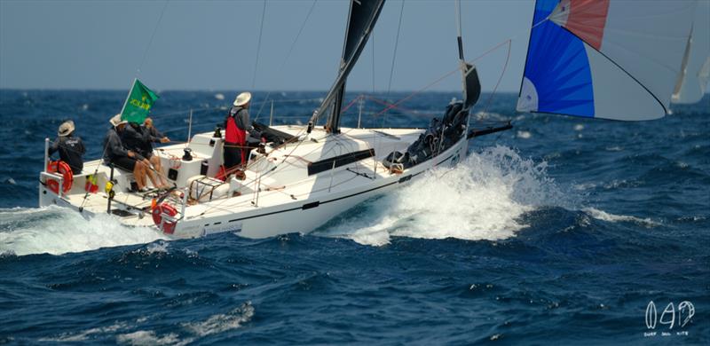 Bow out and having fun - 2019 RSHYR photo copyright Mitch Pearson / Surf Sail Kite taken at Cruising Yacht Club of Australia and featuring the IRC class