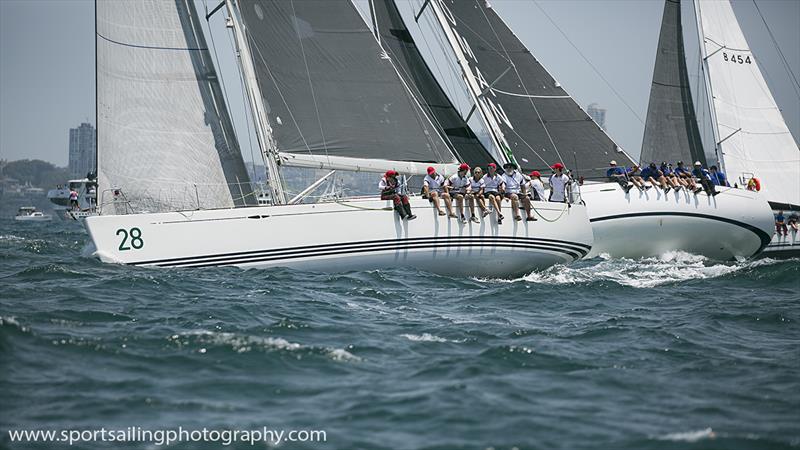 X-Yachts X50, Wax Lyrical photo copyright Beth Morley / www.sportsailingphotography.com taken at Cruising Yacht Club of Australia and featuring the IRC class