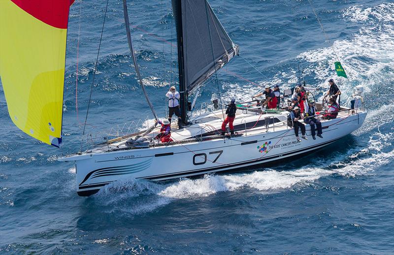 Wings - a Dehler 46 penned by powerhouse firm Judel-Vrolijk, and based at the Royal Prince Alfred yacht Club on Pittwater photo copyright Crosbie Lorimer taken at Cruising Yacht Club of Australia and featuring the IRC class