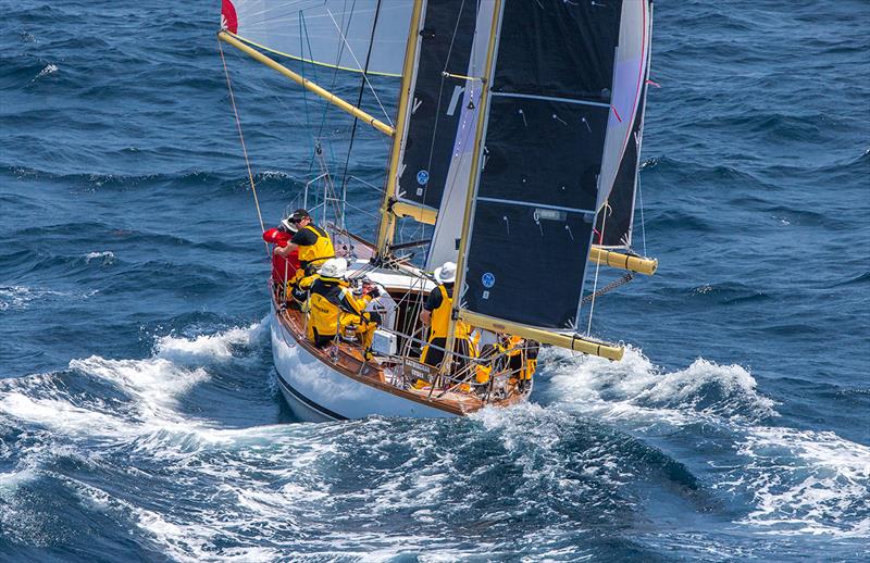 Katwinchar by the Barry-Cotter family, with Michael Spies on board too photo copyright Crosbie Lorimer taken at Cruising Yacht Club of Australia and featuring the IRC class