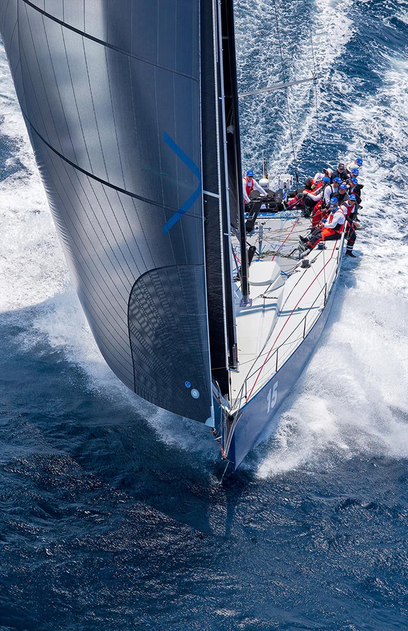 Envy Scooters showing off her best attribute - flying downhill photo copyright Crosbie Lorimer taken at Cruising Yacht Club of Australia and featuring the IRC class