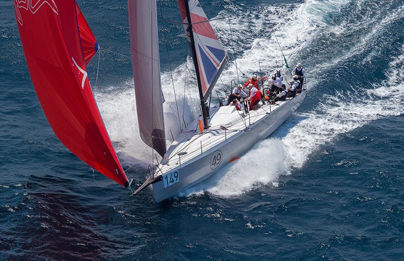 Maverick 49 is the Infinity 46r from Isle of Guernsey photo copyright Crosbie Lorimer taken at Cruising Yacht Club of Australia and featuring the IRC class