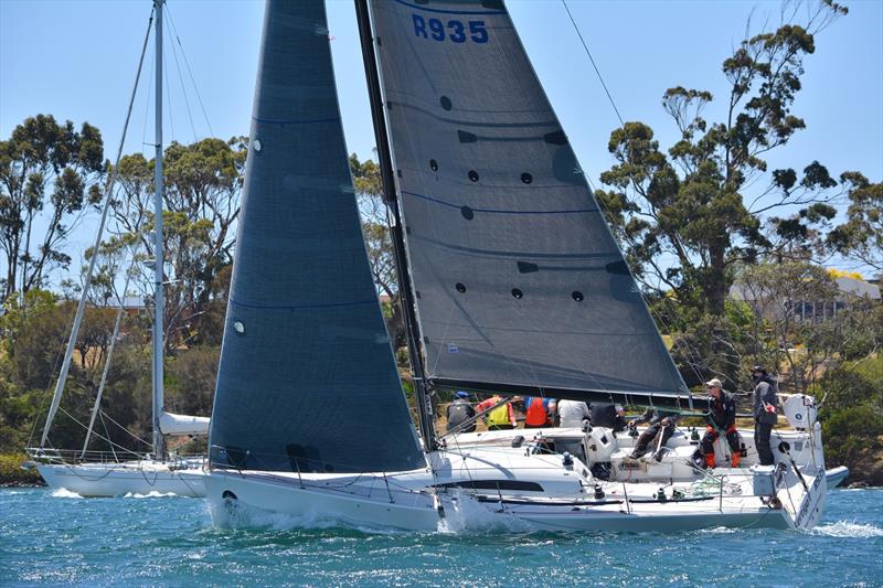 Vertigo at Launceston to Hobart 2019 photo copyright Colleen Darcey taken at Derwent Sailing Squadron and featuring the IRC class