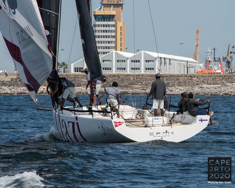Cape2Rio 2020 - Zulugirlracing practicing in Cape Town photo copyright Alec Smith taken at  and featuring the IRC class