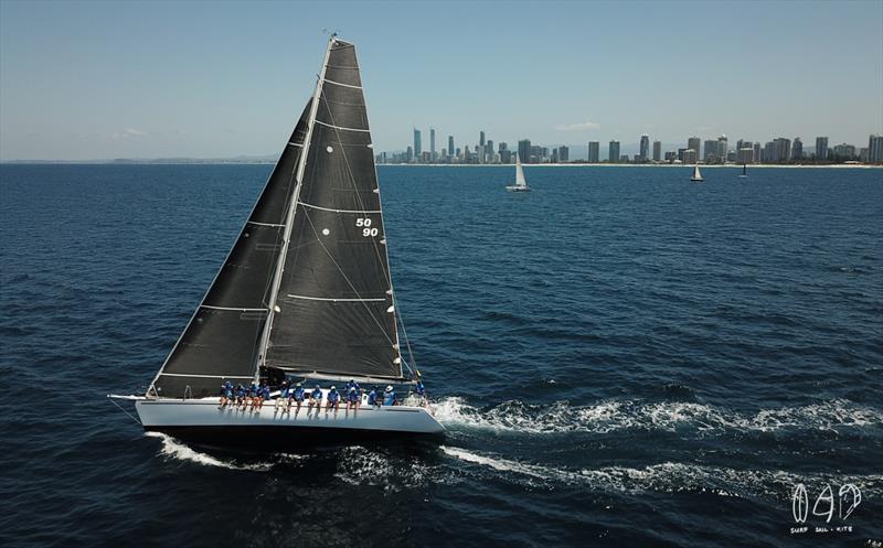 Cyclone powering up the first beat of race 4 - Bartercard Sail Paradise 2020 - photo © Mitch Pearson / Surf Sail Kite