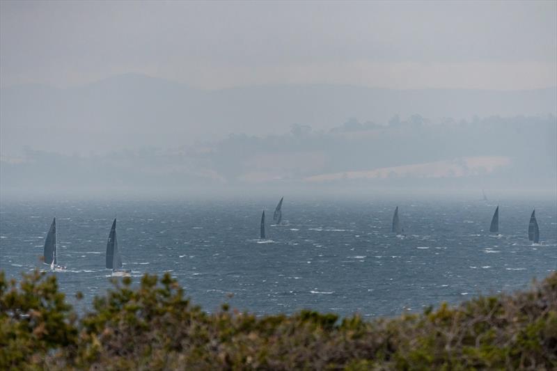 Breakages occurred in today's conditions - Australian Yachting Championships 2020 photo copyright Beau Outteridge taken at Royal Yacht Club of Tasmania and featuring the IRC class