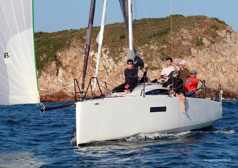 Lazy Piggy, 8th in HKPN - Monsoon Winter Series 2019, Race 6 photo copyright Hebe Jebes taken at Hebe Haven Yacht Club and featuring the IRC class
