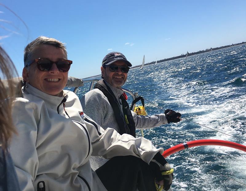 Tracey and Robert De Poi - Festival of Sails photo copyright Jessica Gabites taken at Royal Geelong Yacht Club and featuring the IRC class