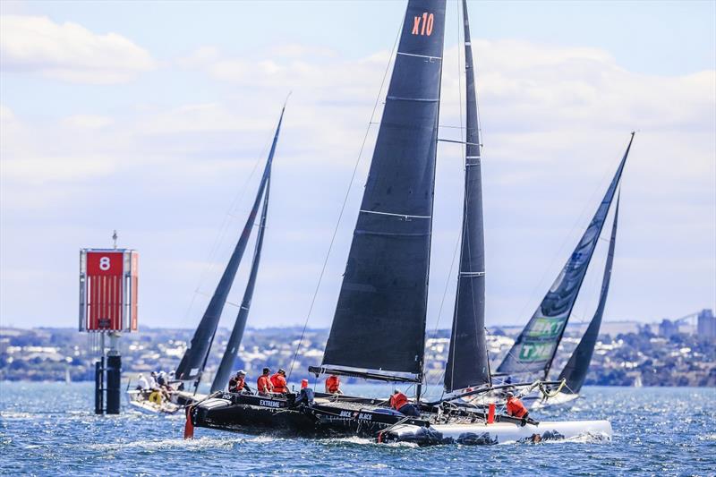 Festival of Sails - Passage Race line honours multi winner Back in Black photo copyright Salty Dingo taken at Royal Geelong Yacht Club and featuring the IRC class