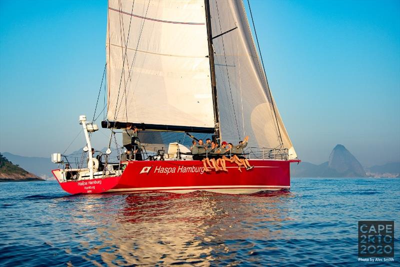 4th Finish - Haspa Hamburg - Cape2Rio2020 Ocean Race photo copyright Alec Smith taken at Royal Cape Yacht Club and featuring the IRC class