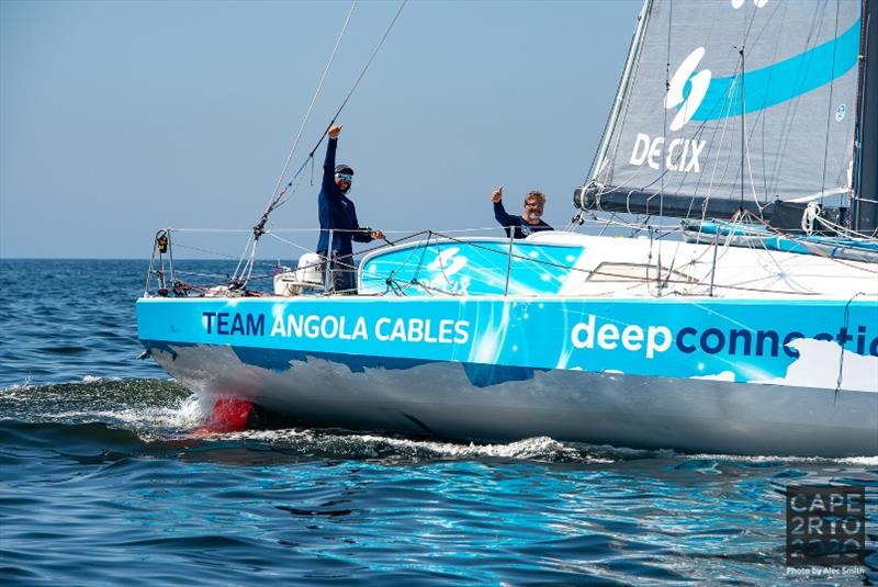 5th Finish - Mussulo 40 - Team Angola Cables - Cape2Rio2020 Ocean Race photo copyright Alec Smith taken at Royal Cape Yacht Club and featuring the IRC class