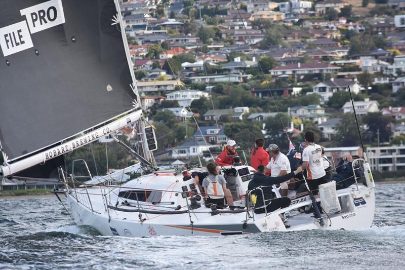 FilePro sailing on the River Derwent in Hobart - Banjo's Shoreline Crown Series Bellerive Regatta photo copyright Jane Austin taken at Bellerive Yacht Club and featuring the IRC class