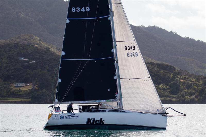 Kick - Elliott 1050 (Richard and Brendan Sands)  - Finish Leg 1, 2020 Evolution Sails Round North Island Race - February 22, 2020 - photo © SSANZ/RNI Race