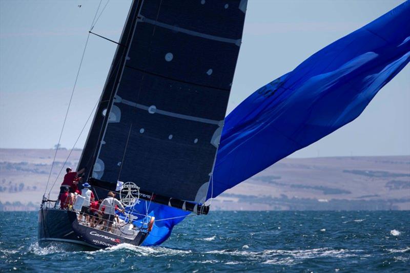 Carrera S with some spinnaker action on Day 2 of Teakle Classic Lincoln Week Regatta 2020 - photo © Bugs Puglisi