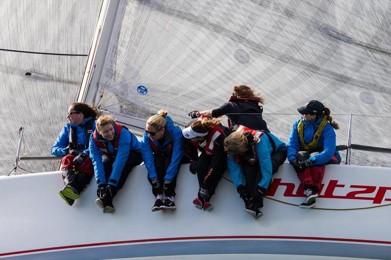 Chutzpah returns with a new owner and new crew - Australian Women's Keelboat Regatta photo copyright Bruno Cocozza taken at Royal Melbourne Yacht Squadron and featuring the IRC class