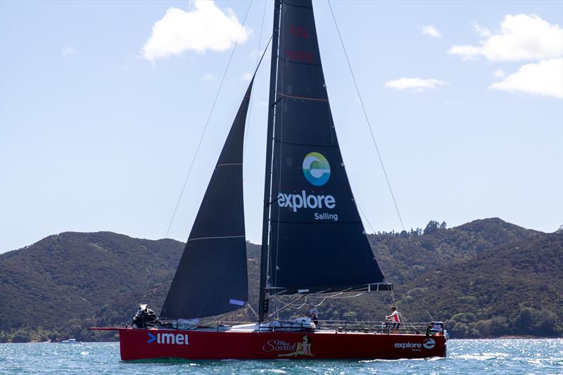 Miss Scarlet - Start Leg 2 - Evolution Sails - Round North Island Race 2020 - Mongonui, Northland NZ - February 2020 photo copyright Deb Williams taken at Royal Port Nicholson Yacht Club and featuring the IRC class