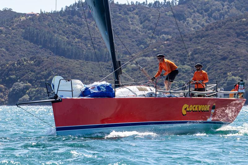 Clockwork - Start Leg 2 - Evolution Sails - Round North Island Race 2020 - Mongonui, Northland NZ - February 2020 photo copyright Deb Williams taken at Royal Port Nicholson Yacht Club and featuring the IRC class
