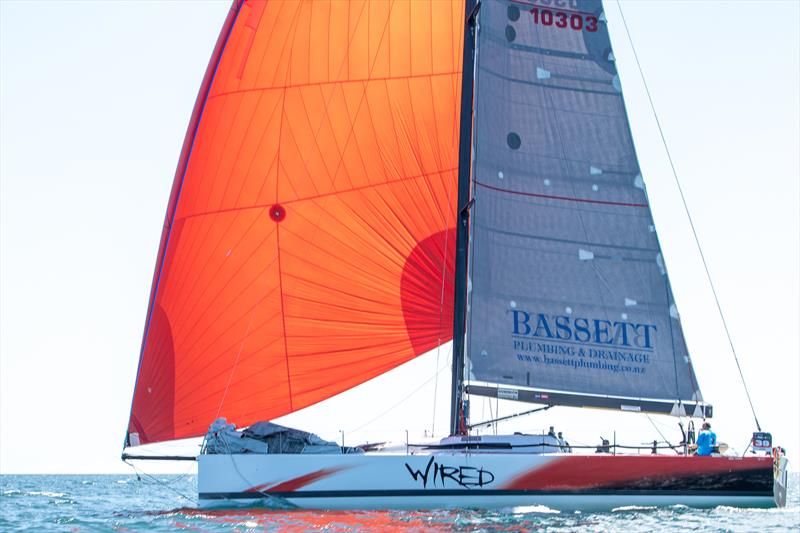 Wired Racing - Start Leg 2 - Evolution Sails - Round North Island Race 2020 - Mongonui, Northland NZ - February 2020 photo copyright Deb Williams taken at Royal Port Nicholson Yacht Club and featuring the IRC class