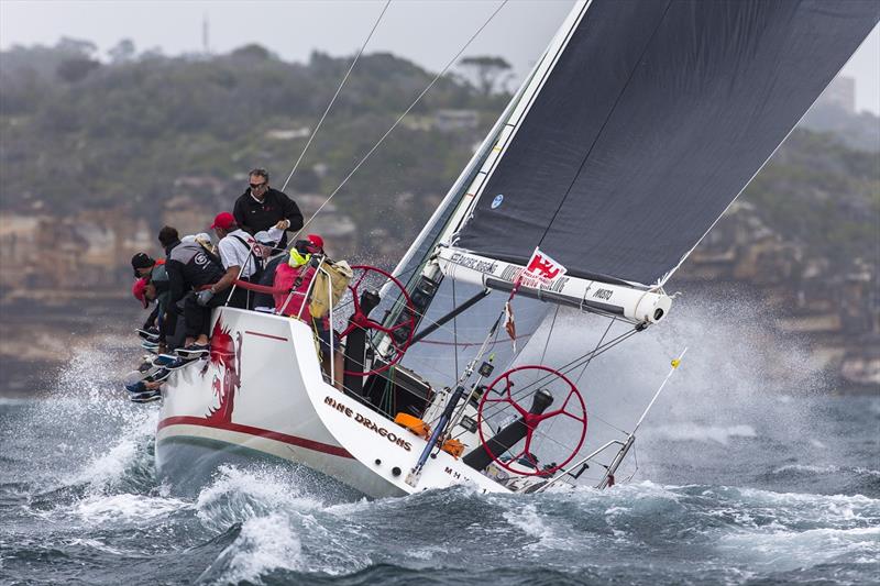 Sydney Harbour Regatta - Nine Dragons in heavy air photo copyright Andrea Francolini taken at Middle Harbour Yacht Club and featuring the IRC class