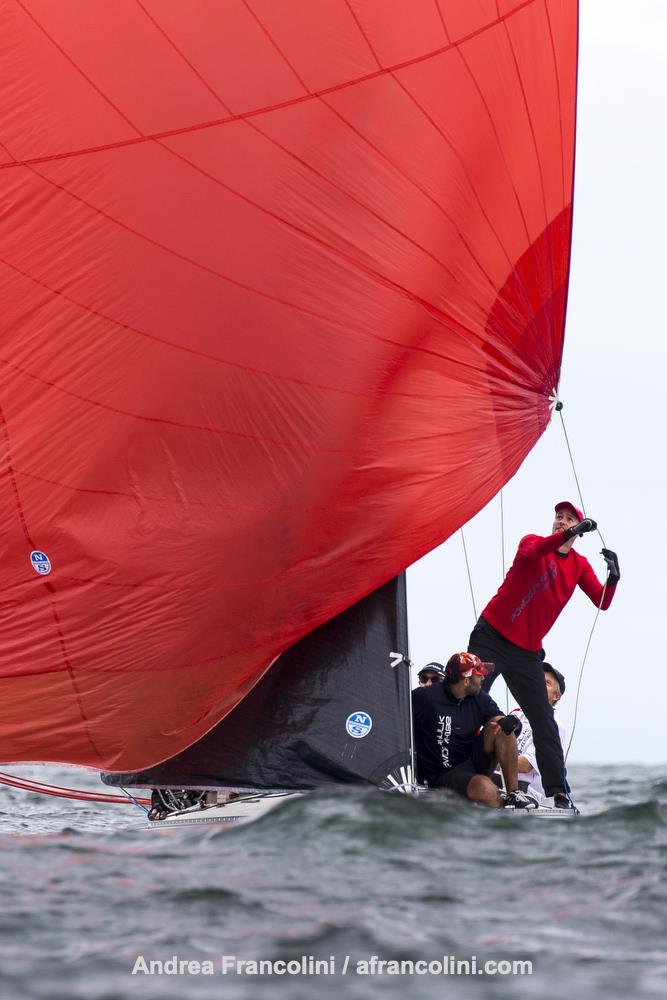 Love a good branding shot - this on is North Sails - photo © Andrea Francolini