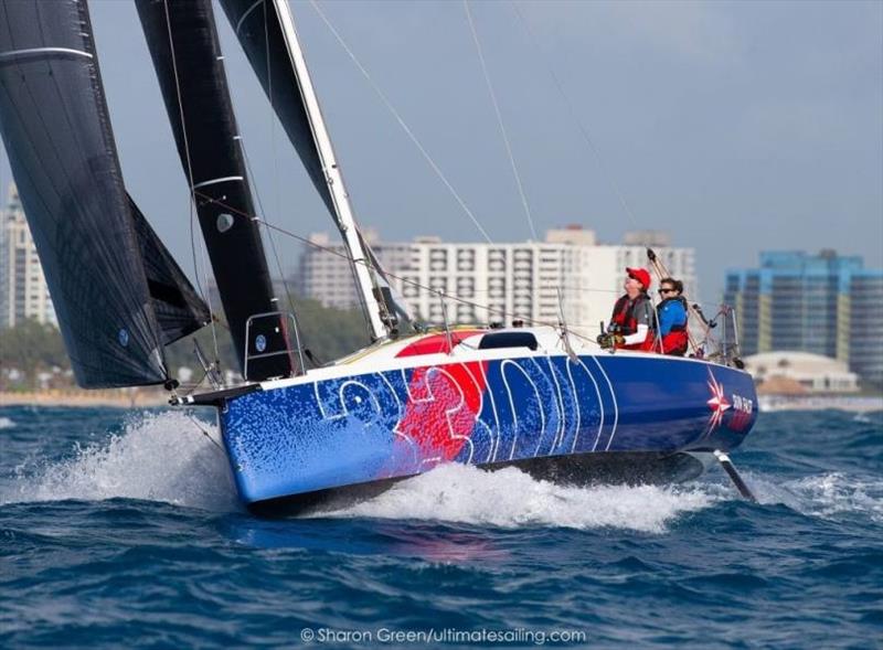 Ken Read and Suzy Leech at the 2020 Key West Race photo copyright Sharon Green / Ultimate Sailing taken at Lauderdale Yacht Club and featuring the IRC class