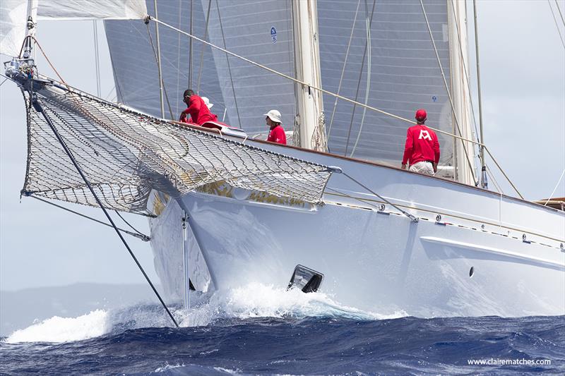 The 182ft (55.5m) Dykstra schooner Adela - 2020 Superyacht Challenge Antigua - photo © Claire Matches / www.clairematches.com